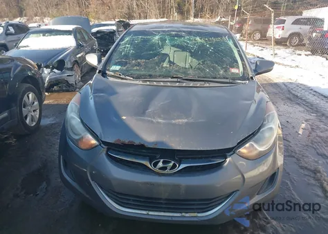 2012 Hyundai Elantra Gls from USA, damaged, VIN 5NPDH4AEXCH073556